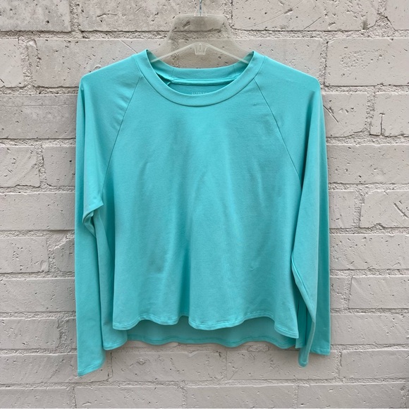 Eileen Fisher High Low Long Sleeve Crewneck NWOT - Picture 5 of 12